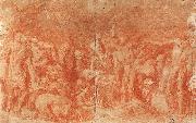 Rosso Fiorentino Macabre Allegory oil painting